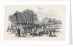 The Tenantry and Pitmen Assembling at the Towers, at Poynton by Anonymous