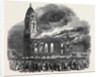 Fire in All Saints Church, at Manchester by Anonymous
