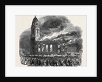 Fire in All Saints Church, at Manchester by Anonymous