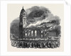 Fire in All Saints Church, at Manchester by Anonymous
