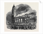 Fire in All Saints Church, at Manchester by Anonymous