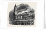 Fire in All Saints Church, at Manchester by Anonymous