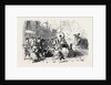 The Carnival at Rome, Explosion of a Hand Grenade in the Carriage of the Prince of Musignano by Anonymous