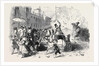 The Carnival at Rome, Explosion of a Hand Grenade in the Carriage of the Prince of Musignano by Anonymous