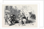 The Carnival at Rome, Explosion of a Hand Grenade in the Carriage of the Prince of Musignano by Anonymous