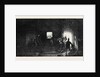 The Britannia Tubular Bridge: Interior of the Tube, Mr. Stephenson Driving the Last Rivet by Anonymous