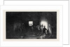 The Britannia Tubular Bridge: Interior of the Tube, Mr. Stephenson Driving the Last Rivet by Anonymous