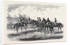 Epsom Spring Meeting, Sketch on the Downs, Preparing to Start for the Great Metropolitan Stakes, April 13, 1850 by Anonymous