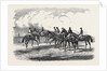 Epsom Spring Meeting, Sketch on the Downs, Preparing to Start for the Great Metropolitan Stakes, April 13, 1850 by Anonymous