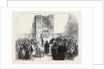 Presentation of a Memorial to Dr. Tait, at Rugby School by Anonymous