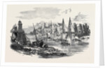 Remains of the Suspension Bridge at Angers, after the Late Accident by Anonymous