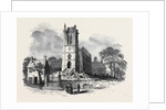 King's Norton Church, Leicestershire, Struck by Lightning by Anonymous