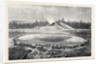 Castle Geyser and Hot Spring Montana North America 1873 by Anonymous