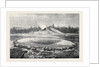 Castle Geyser and Hot Spring Montana North America 1873 by Anonymous