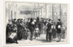 The Strike in South Wales: Exodus of Miners from Merthyr Tydvil 1873 by Anonymous