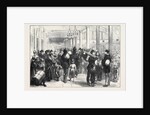 The Strike in South Wales: Exodus of Miners from Merthyr Tydvil 1873 by Anonymous