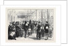 The Strike in South Wales: Exodus of Miners from Merthyr Tydvil 1873 by Anonymous