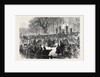 The Late Emperor Napoleon III: The Lying in State: Crowd at the Gate Chiselhurst 1873 by Anonymous