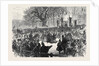 The Late Emperor Napoleon III: The Lying in State: Crowd at the Gate Chiselhurst 1873 by Anonymous