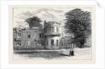 The Late Emperor Napoleon III: Camden Place Exterior View of the House Showing the Emperor's Study and Bedroom Chiselhurst 1873 by Anonymous