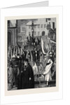 Spain: Religious Procession in Seville During the Holy Week 1873 by Anonymous