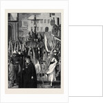 Spain: Religious Procession in Seville During the Holy Week 1873 by Anonymous