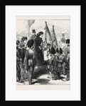 The Queen Presenting New Colours to the 79th (Cameron) Highlanders at Parkhurst Isle of Wight 1873 by Anonymous