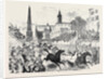 The Carnival in Rome: Horse Racing on the Corso 1873 by Anonymous
