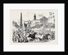 The Carnival in Rome: Horse Racing on the Corso 1873 by Anonymous