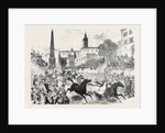 The Carnival in Rome: Horse Racing on the Corso 1873 by Anonymous