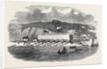 Launch of Pontoon for the Great Eastern Steamship at Neyland Milford Haven by Anonymous