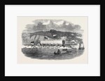 Launch of Pontoon for the Great Eastern Steamship at Neyland Milford Haven by Anonymous