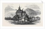 Norwegian Church at Borgund by Anonymous