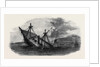 H.M.S. Transit on the Rocks Off Cape Oelar Banca Island by Anonymous