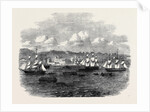 Embarkation of the 13th or Prince Albert's Light Infantry at Port Elizabeth Algoa Bay by Anonymous