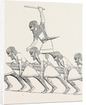 Taskmaster and Captives Dragging Colossal Bull by Anonymous