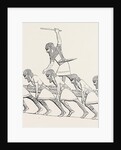 Taskmaster and Captives Dragging Colossal Bull by Anonymous