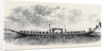 The Royal Barge of the Second King of Siam (Length 87 Feet) by Anonymous