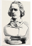 Alfred Tennyson the Poet Laureate Bust in Marble by Anonymous