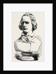 Alfred Tennyson the Poet Laureate Bust in Marble by Anonymous