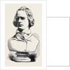Alfred Tennyson the Poet Laureate Bust in Marble by Anonymous