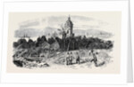 The Late Explosion at Mayence: St. Stephen's Church Mayence from the Site of the Powder Magazine. by Anonymous