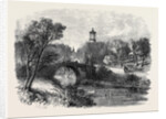 The Auld Brig of Doon with Burns' Monument and a Glimpse of Alloway Kirk in the Distance the Burns Centenary by Anonymous
