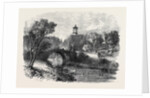 The Auld Brig of Doon with Burns' Monument and a Glimpse of Alloway Kirk in the Distance the Burns Centenary by Anonymous