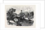 The Auld Brig of Doon with Burns' Monument and a Glimpse of Alloway Kirk in the Distance the Burns Centenary by Anonymous