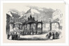 The Procession at Dumfries: Triple Arch in the High Street the Burns Centenary by Anonymous