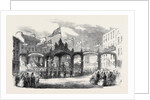 The Procession at Dumfries: Triple Arch in the High Street the Burns Centenary by Anonymous
