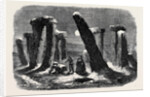 Stonehenge by Moonlight from the New Drama the Borgia Ring at the Adelphi Theatre by Anonymous
