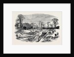 Commencement of the Metropolitan High-Level Sewer Near the Victoria Park. by Anonymous