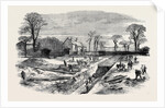 Commencement of the Metropolitan High-Level Sewer Near the Victoria Park. by Anonymous
